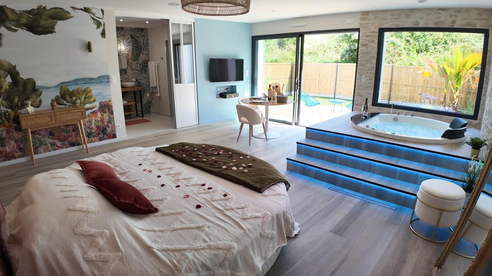 Saint-Hilaire-de-Talmont Les Suites Du Payre - Suite Romance מראה חיצוני תמונה